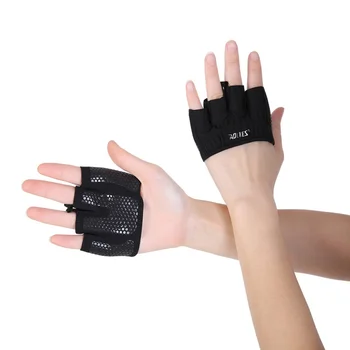 1 пара перчаток для фитнеса, противоскользящая силиконовая ткань из сверхволокна, защита для пальцев, одежда для рук