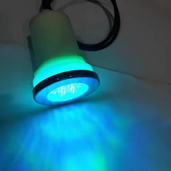 1шт RGB LED Hottub Lights Спа-Джакузи Лампа для ног ванна бассейн свет 2 Вт хрустальная поверхность для отверстия 48 мм ванна для ног лампа