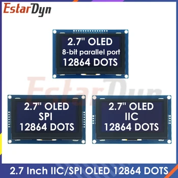 2,7-дюймовый OLED-ЖК-дисплей 128x64 С приводами SSD1327 IIC / SPI / 8-битным параллельным портом