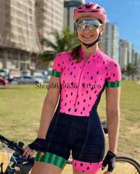 2020 Pro Team Триатлонный костюм Женская велосипедная майка Skinsuit Комбинезон Майо Велосипедная одежда Ropa ciclismo комплект розовая гелевая прокладка
