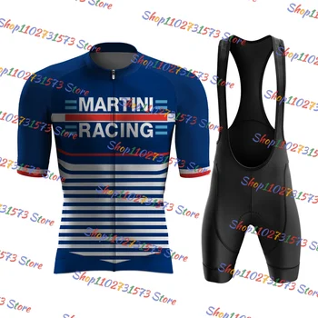 2023 Martini Racing Велоспорт Джерси Комплект MTB Велосипедная Одежда Мужская Быстросохнущая Велосипедная Одежда Одежда Maillot Culotte