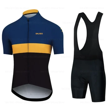 2024 Новый Комплект Велосипедной Майки Для Мужчин Salexo Одежда Для Горных Велосипедов Летняя MTB Велосипедная Одежда Одежда Для Велоспорта Maillot Ciclismo