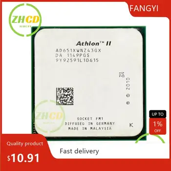 AMD для II X4 651 X4 651X X4 651K с четырехъядерным процессором 3,0 ГГц процессор AD651KWNZ43GX/AD651XWNZ43GX с разъемом FM1