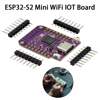 ESP32-S2 Мини WIFI IOT Плата На базе ESP32-S2FN4R2 ESP32-S2 4 МБ ФЛЭШ-памяти 2 МБ PSRAM MicroPython Для Arduino Совместимый D1