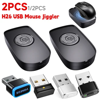 H26 USB Mouse Jiggler Незаметный Эргономичный Движитель Мыши 5V 1A USB-C ВКЛ/Выкл Бесплатный Привод Проводной Портативной Беспроводной Мыши для ноутбука