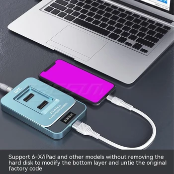 i2c P14pro NAND Программатор Жесткий Диск DFU Чтение Запись SN Для iPhone 6-13 PM для iPad Обновление Nand Фиолетовый Экран Инструменты Для Ремонта Wifi