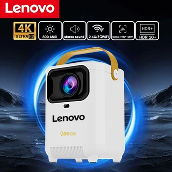 Lenovo Новый Домашний проектор E350 4K HD Android 10,0 Двухдиапазонный WIFI 6,0 800 ANSI BT5.0 1920*1080P Кинотеатр Открытый Портативный Проектор