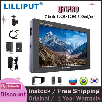 Lilliput Q7 PRO с 7-дюймовой камерой-лучший монитор full hd SDI 1920 × 1200 для цифровой зеркальной камеры и видео с 3D-LUT HDR дисплеем 4K FHD