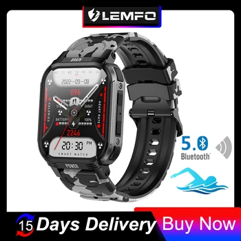 LT08 Смарт-Часы Мужские Спортивные Bluetooth Call Фитнес-Трекер 24 часа Монитор Сердечного Ритма Военные 2023 Умные Часы Для Android IOS