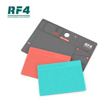 RF4 RF-PO2 380*260 мм Теплоизоляционный силиконовый коврик для пайки Настольный коврик Платформа для обслуживания BGA Силиконовый коврик для ремонта телефонов