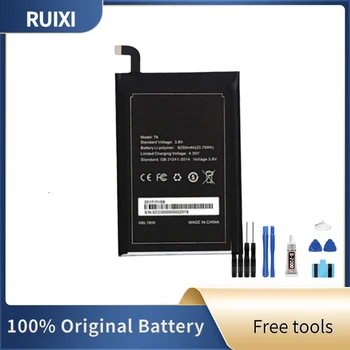 RUIXI Оригинальный Аккумулятор 6250 мАч T6 Pro Аккумулятор Для Смартфона DOOGEE T6 pro T6 Аккумуляторы Для Мобильных Телефонов + Бесплатные Инструменты