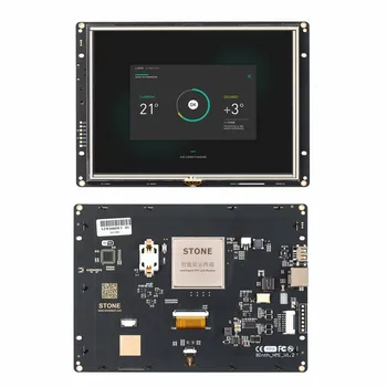 SCBRHMI 8-дюймовый ЖК-TFT Модуль дисплея HMI Intelligent Series RGB 65K Цветная резистивная сенсорная панель без корпуса