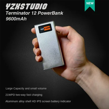 T12ZR Power Bank 9600 мАч 21 Вт PD двунаправленная Быстрая Зарядка USB Powerbank мультипротоколное Портативное Зарядное Устройство 21700