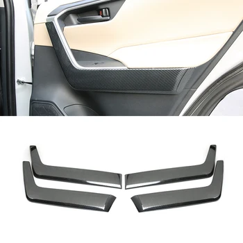 Автомобильные аксессуары для Toyota RAV4 XA50 2019 2020 2021 ABS Пластиковые молдинги для подлокотников межкомнатных дверей, Отделка крышки 4шт