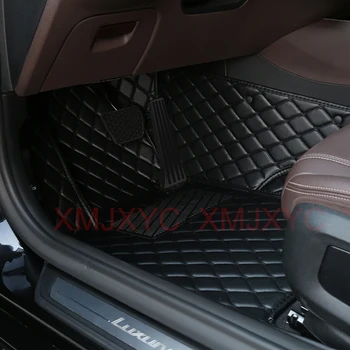 Автомобильные коврики на заказ для Lincoln Aviator 6 Seat 2020-2022 года выпуска Автомобильные Аксессуары Детали интерьера Искусственная кожа