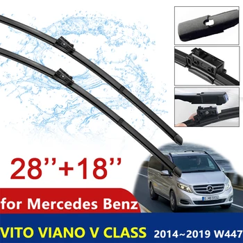 Автомобильные Щетки Стеклоочистителя Mercedes Benz Vito Viano V Class 2014 2015 2016 2017 2018 2019 W447 Автомобильные Аксессуары Стеклоочистители Переднего Ветрового Стекла