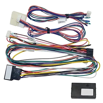 Автомобильный 16-контактный Аудио Шнур питания, Жгут проводов для радио, кабель-адаптер с коробкой Canbus для Renault Megane 2 2013 +