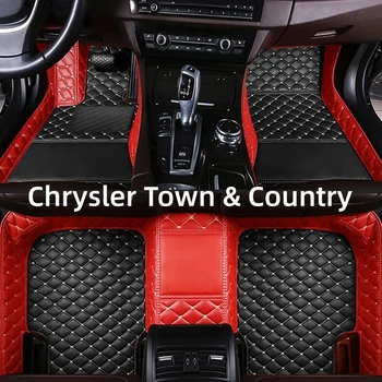 Автомобильный коврик для Chrysler Town & Country 7 Seat 2013 ~ 2016 Водонепроницаемая защитная накладка Carro Коврик для пола заднего багажника Автомобильные Аксессуары