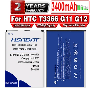 Аккумулятор HSABAT 3400mAh BG32100 для HTC T3366/G2W/7 Mozart (T8698)/A7272 Desire Z/A9393/T8698/S710D/S710E/G11/G12 desire S (S510e)