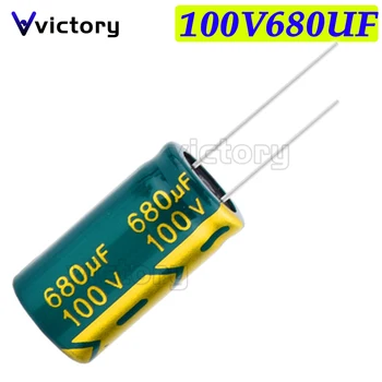 Алюминиевый электролитический конденсатор 2ШТ 100V680UF 16X30mm 680UF 100V 16*30