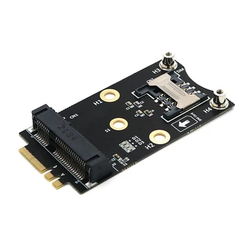 Беспроводная Сетевая карта PCI-E-M.2 A/E Mini PCIE с ключом M2 NGFF A + E Wifi Card Raiser Для модулей Wifi/WWAN/LTE