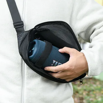 Беспроводной динамик Bluetooth Дорожная сумка для хранения Регулируемый ремень Сумка через плечо