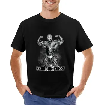 Брэндон Карри Бодибилдер Футболка смешная винтажная одежда тяжелые футболки для мужчин