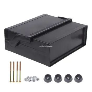 Водонепроницаемый пластиковый электронный корпус Проектная коробка черный 200 * 175 * 70 мм