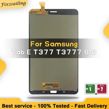 Высококачественный ЖК-Дисплей Для Samsung Galaxy Tab E 8.0 SM-T377 T3777 T377 ЖК-дисплей С Сенсорным Экраном Digitizer В Сборе Запасные Части
