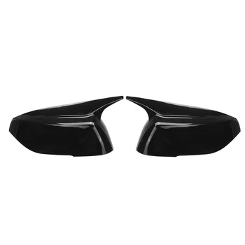 Глянцевый черный рог, накладка на боковую дверь, зеркало заднего вида, накладка в виде ракушек для Infiniti Q50 Q60 2015-2023 M3 Style