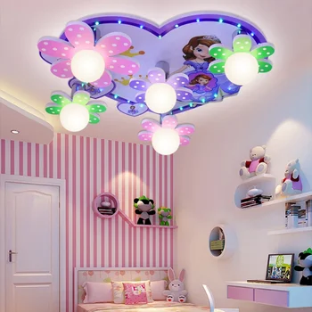 Декор детской спальни Sophia светодиодные светильники для комнаты, люстры для внутреннего освещения, люстры, потолочные светильники для украшения гостиной