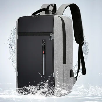 Для рюкзака, больших сумок, деловой сумки, 15,6 Usb, мужские школьные рюкзаки, водонепроницаемая сумка для ноутбука емкостью s дюймов