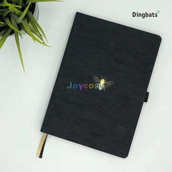 Записная книжка Dingbats Notebook Pro Large B5 в твердом переплете - Текстиль Black Bee, дневник, бизнес / исполнительный / офисный блокнот, подарок