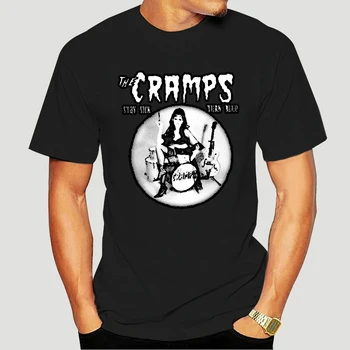 Индивидуальные мужские футболки The Cramps Turn Blue Zomer с круглым вырезом и коротким рукавом 5986X