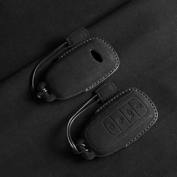 Кожаный Автомобильный Смарт-Ключ Чехол Для Chery Tiggo 8 Pro Tiggo 8 plus max 5 plus 7pro Shell Bag Брелок Протектор 3/4 Кнопки