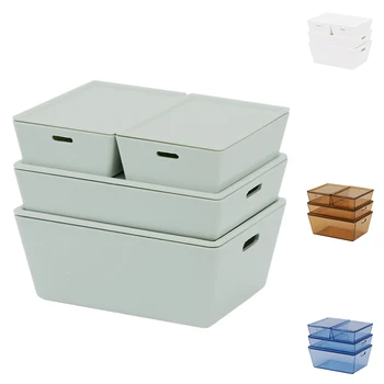 Коробка для кукольного домика с мини-моделью 1:6 и 1:12 с крышкой/ Ящиком для хранения/кейсом из 4 предметов