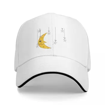 Красивая желтая луна Панама Бейсболка пляжная шляпа шляпы бейсболки для женщин зимние Мужские
