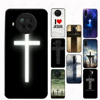 Крест Христианского Иисуса чехол Для телефона Xiaomi Redmi 12C Note 12S 10 10S 11T 11PRO 12PRO Mi 11lite 12s 12x 13pro 13ultra Чехлы