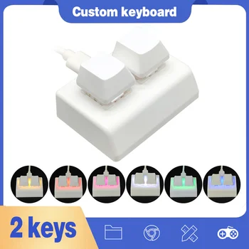 Мини-макроклавиатура Механическая клавиатура с 2/4 клавишами Игровая клавиатура Sayo Device Shortcut Программируемые клавиши клавиатуры Пользовательская клавиатура
