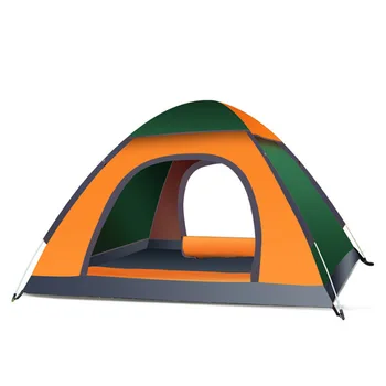 Наружная складная палатка, Быстрораскрывающаяся однослойная палатка, Дышащая сетка, водонепроницаемый встроенный крючок, Ветрозащитная веревка, заточенный гвоздь