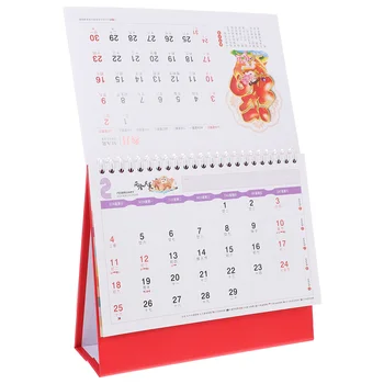 Настольный календарь на 2024 год Ежедневного использования, настольная подставка для обновления декора Ежемесячно