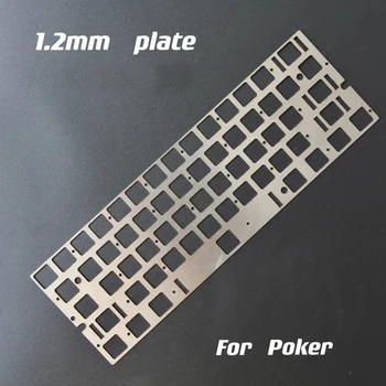 Нержавеющая пластина толщиной 1,2 мм Подходит для установки на емкостную клавиатуру, совместимую с 60Poker M0110 NCR80 EC Keboard Plate