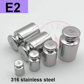 Нержавеющая сталь E2 марки 316, стандартный вес, высокоточные весы, весом 1-5 кг