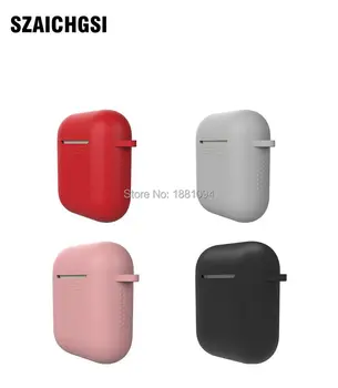 оптовая продажа, 50 шт. /лот, новый противоударный защитный чехол из TPE для Apple, чехол для наушников funda protector для AirPods