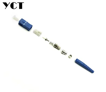 Оптоволоконный разъем SC / FC / ST/LC UPC однорежимный одножильный свободный рукав 3,0 ММ диаметр провода 20ШТ YCT