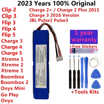 Оригинальный Аккумулятор Динамика 2023 Для JBL Charge Boombox Flip Xtreme Pulse 1 2 2 + Plus 3 4 5 Для Harman Kardon Go Play Onyx Mini