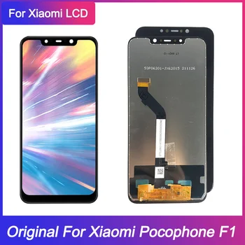 Оригинальный дисплей Poco F1 для Xiaomi Pocophone F1 ЖК-дисплей с сенсорным экраном и цифровым преобразователем в сборе для Xiaomi PocophoneF1 PocoF1