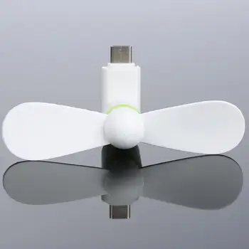 Порт Type C Мини-электрический вентилятор для охлаждения телефона Низкое потребление USB MINI Type C Маленький вентилятор 5 Вольт Для смартфонов Xiaomi