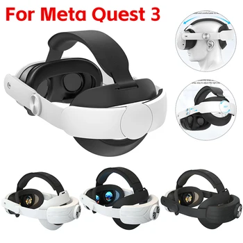 Сменный головной ремень для виртуальной гарнитуры Meta Quest 3 Повышает Комфорт Регулируемый Головной ремень для аксессуаров Meta Oculus Quest 3