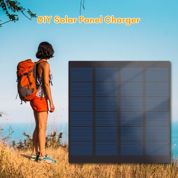Солнечная панель 6 В, мощность 1,5 Вт, уличная портативная солнечная система USB для продуктов с низким энергопотреблением, зарядные устройства для мобильных телефонов, мини-вентилятор